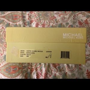 Michael Kors black high heeled shoes